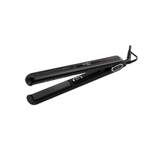 GAMA Evo Silk Chrome Titanium Flat Iron 0.8"x3.5"