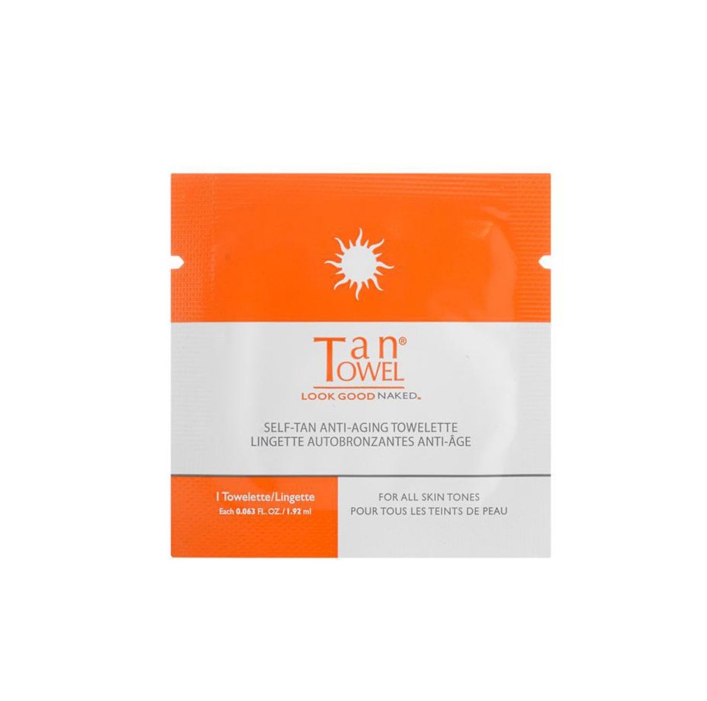 TAN TOWEL Face Tan Towelettes 15 count