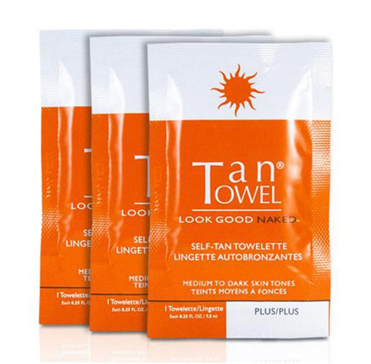 TAN TOWEL Half Body Plus 10 count