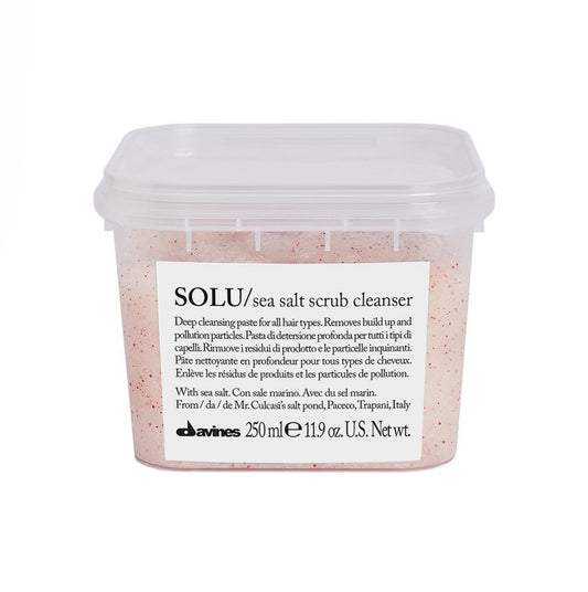 DAVINES Solu Sea Salt Scrub Cleanser 250ml