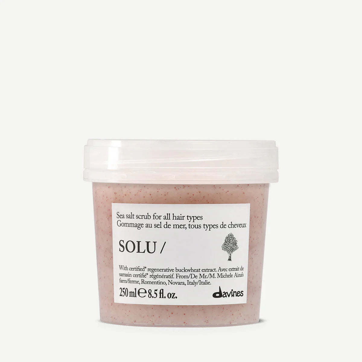 DAVINES Solu Sea Salt Scrub Cleanser 250ml