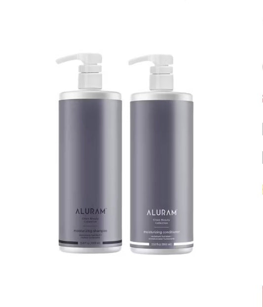 ALURAM MOISTURIZING Shampoo & Conditioner 33.8 oz LITER DUO